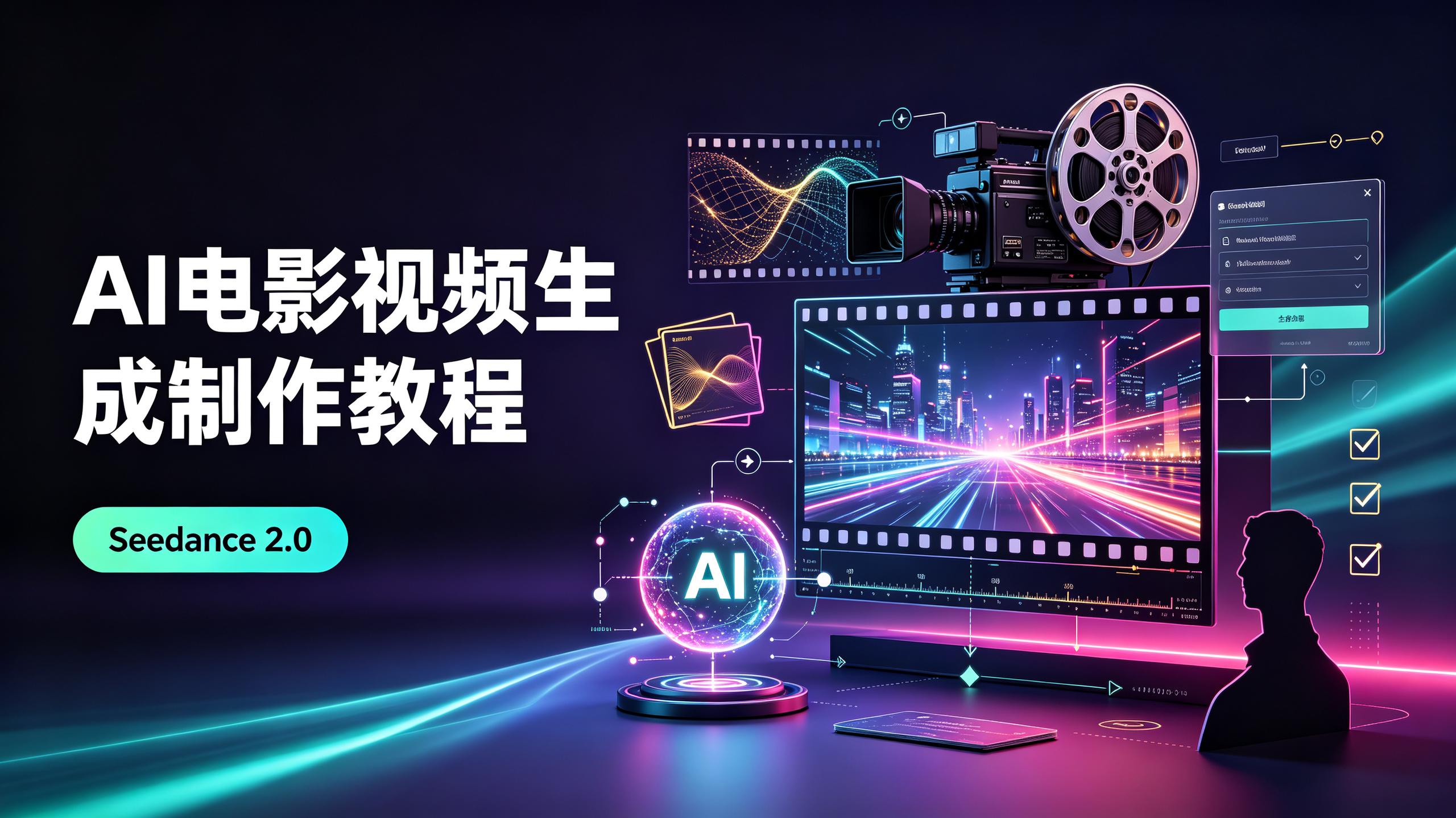 资源《字节跳动的Seedance 2.0 AI电影视频生成制作教程》的海报