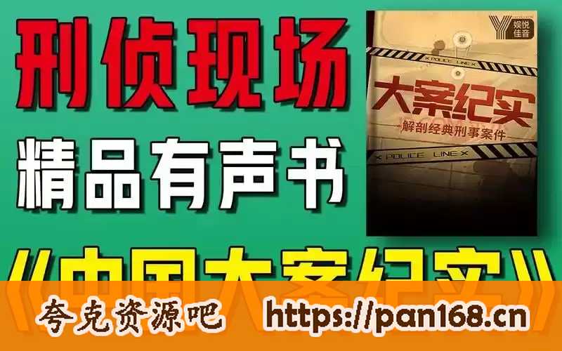 资源《《中国大案纪实》有声类 大案普法 刑侦破案 白宝山张君魏振海杨德海等[m4a]》的海报