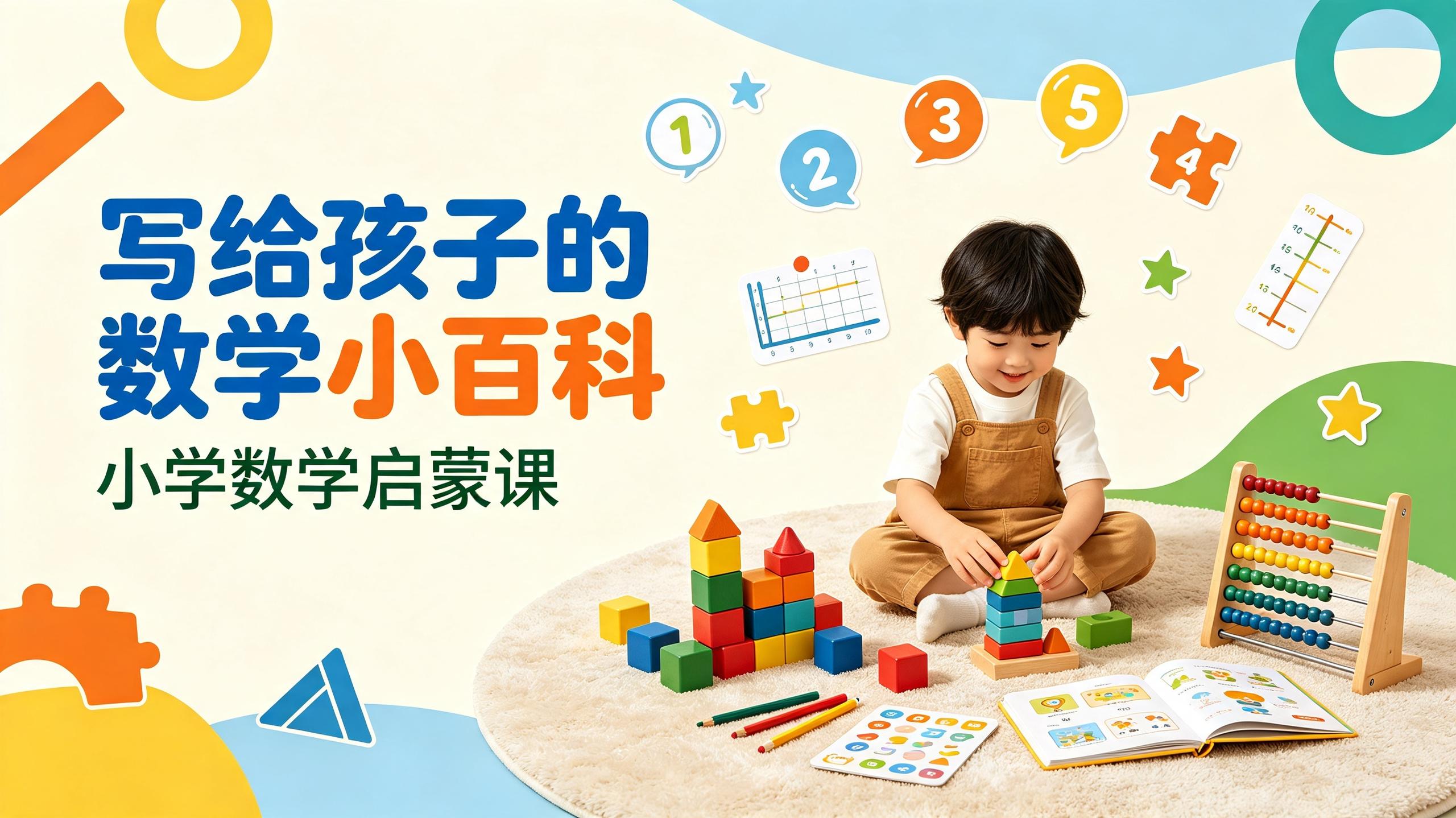 资源《写给孩子的数学小百科｜小学数学启蒙课(趣味学习+思维训练+免费PDF电子版)》的海报