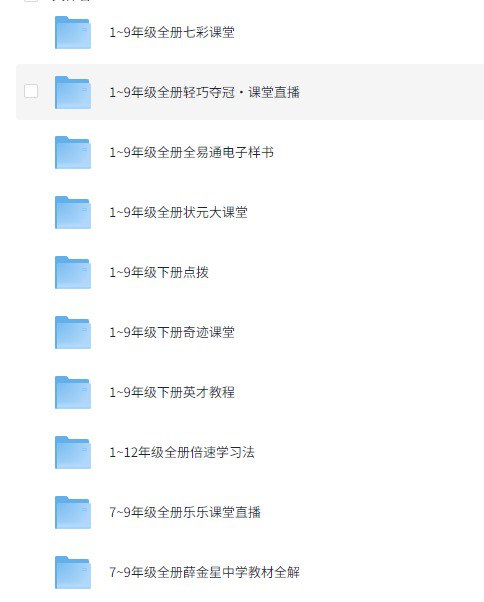 资源《全解类同步教辅汇总》的海报