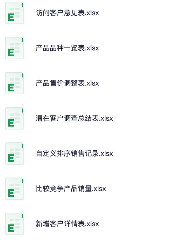 资源《100个Excel销售表格模板》的海报