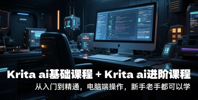资源《鬼鲛先生krita ai基础+进阶课程》的海报