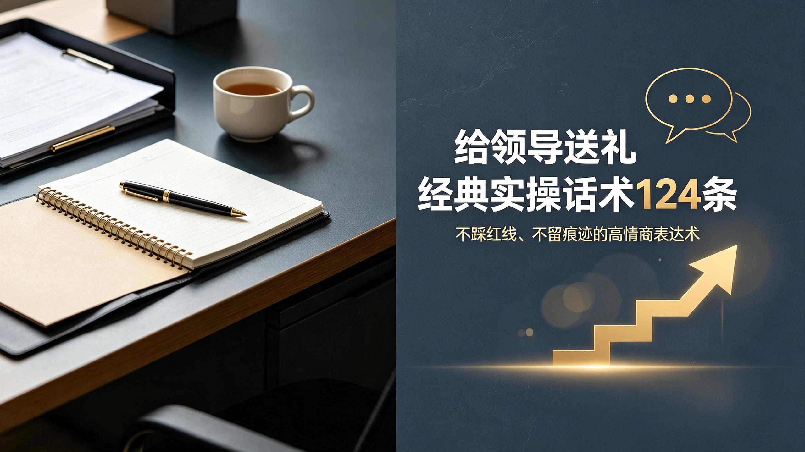 资源《《给领导送礼经典实操话术124条》：不踩红线、不留痕迹的高情商表达术》的海报