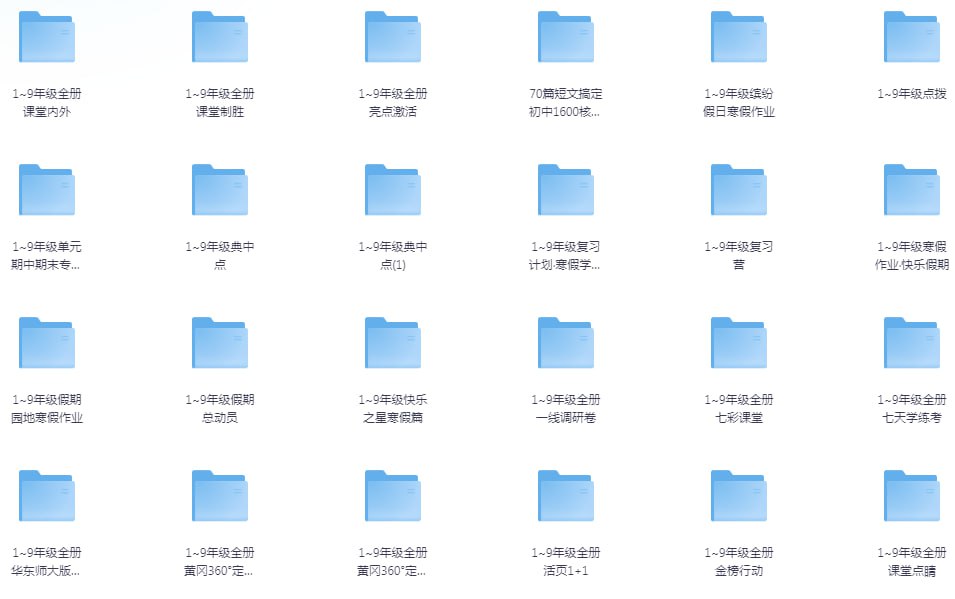 资源《《2025初中教辅汇总合集》提升学生成绩[pdf]》的海报