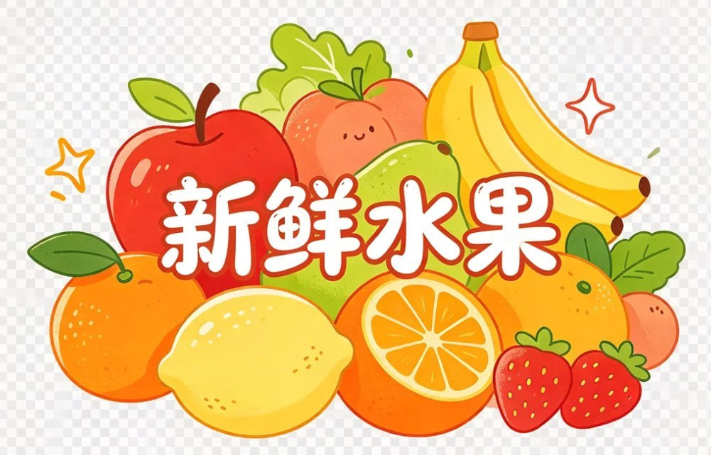资源《几百款新鲜水果PNG免抠素材，设计剪辑电商必备》的海报