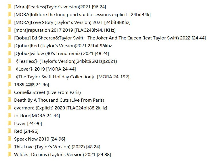 资源《Taylor Swift霉霉专辑》的海报