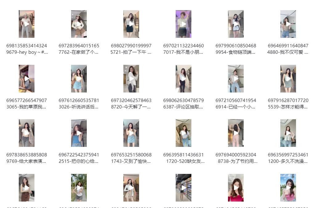 资源《抖音小姐姐视频合集【16000部45.3GB】》的海报