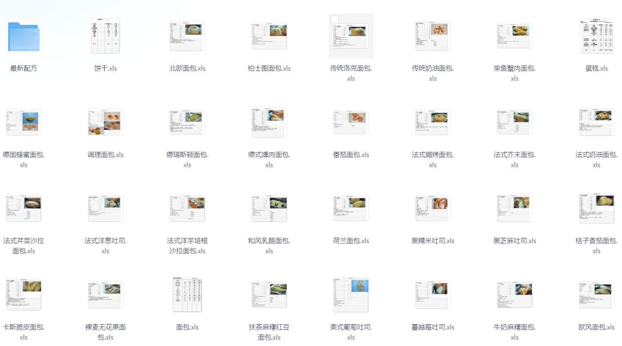 资源《 烘焙教程大全系列包括西点面包流程共10.7G》的海报