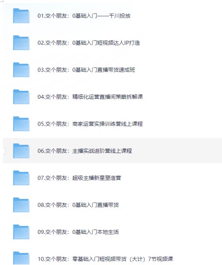 资源《交个朋友电商运营课程》的海报