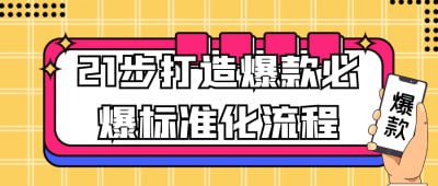 资源《21步打造爆款必爆标准化流程》的海报